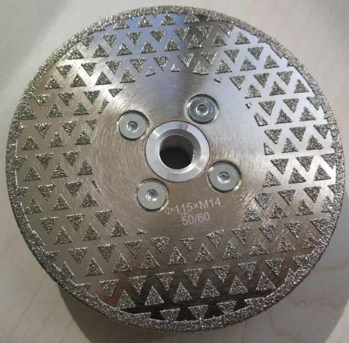 180 mm einseitenstern elektroplierter Diamantstein -Schleifrad -Schneidscheibe für Granitmarmor