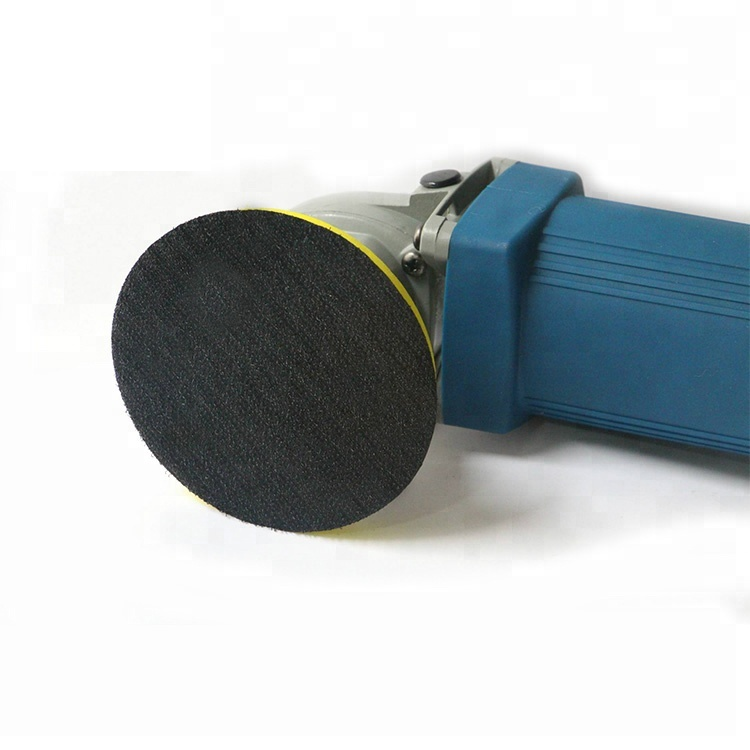 Hochwertiges 4-Zoll-Polierpad aus Kunststoff mit Haken und Schlaufe, das mit Schleifpapier-Polierpads verwendet wird