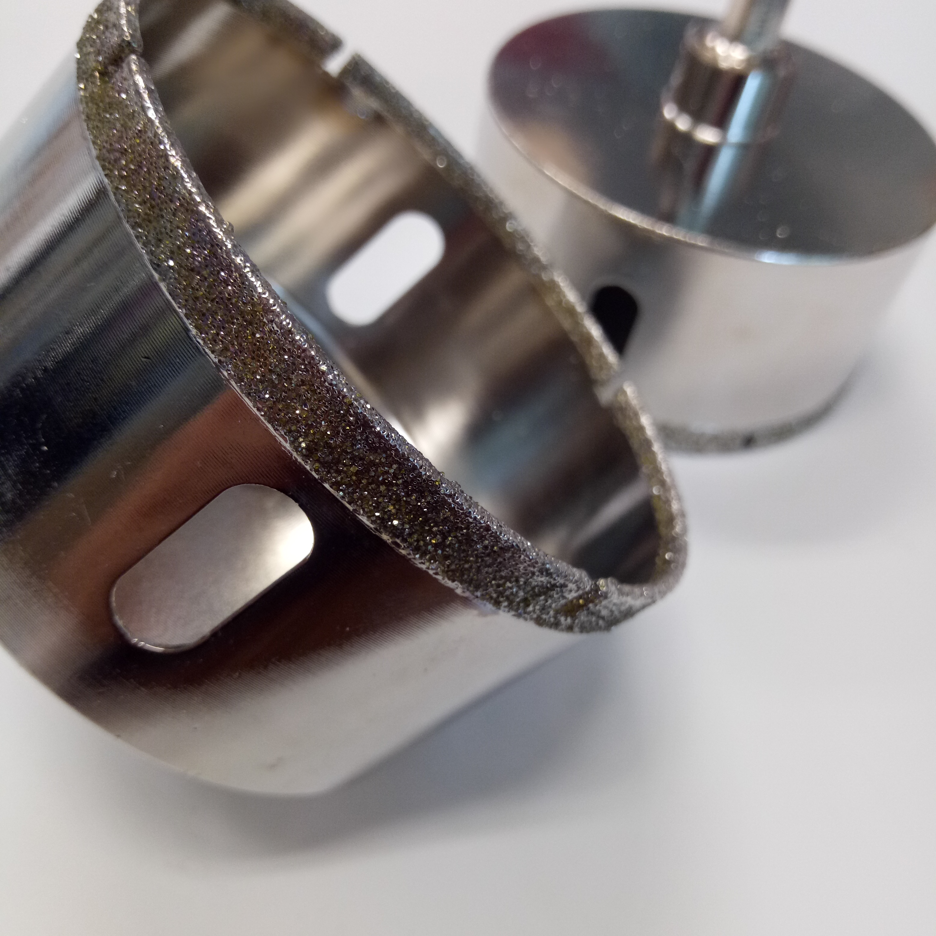 80 mm Diamant-Lochsäge Sechskantschaft galvanisierte Diamant-Kernbohrer für Keramik-Marmorglas