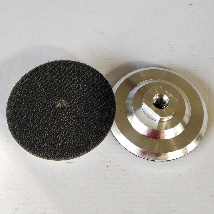 4-Zoll-Diamant-Polierpad Verwenden Sie ein Aluminium-Trägerpad mit M14-Gewinde